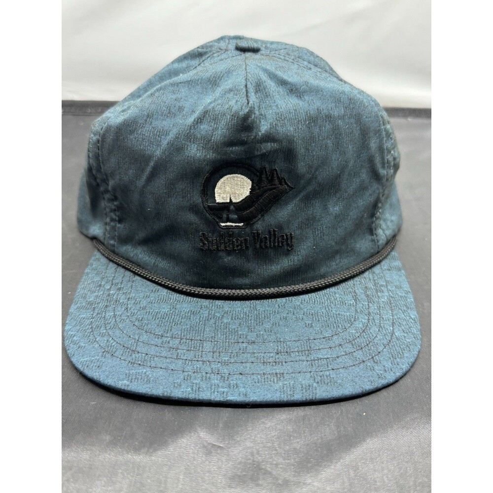Vintage Sudden Valley Golf Rope Hat Blue Private Bellingham WA PNW Adjustable